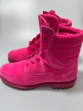 Jimmy Choo x Timberland Ankle Boots Pink Men’s Size 11